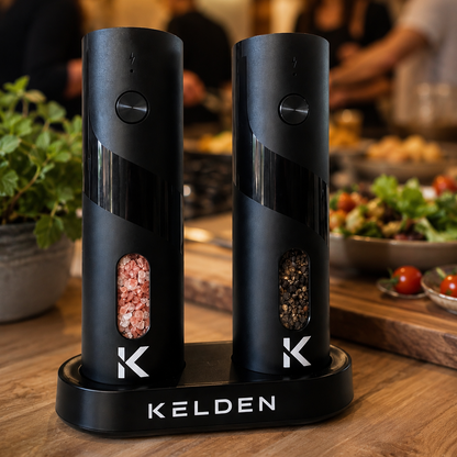 Kelden Electric Salt & Pepper Grinder Set