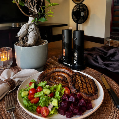 Kelden Electric Salt & Pepper Grinder Set
